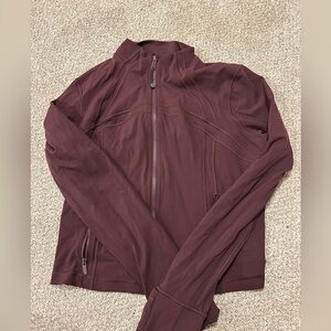 Define Cropped Jacket in Goodnight Plum